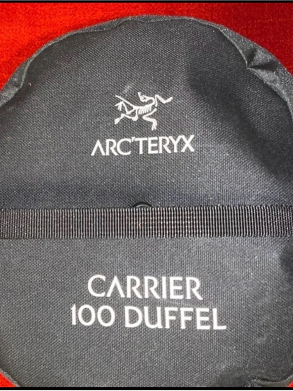 ❤️❤️Arc'teryx Carrier 100 Duffel Black ,Storage-pouch Include❤️❤️